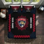 Customized Florida Panthers Mandala Lacework Bedding Set Best Selling