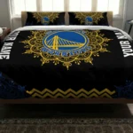 Customized Golden State Warriors Mandala Lacework Bedding Set Best Selling