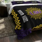 Customized Lsu Tigers Mandala Lacework Bedding Set Best Selling