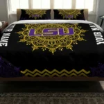 Customized Lsu Tigers Mandala Lacework Bedding Set Best Selling