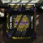 Customized Lsu Tigers Mandala Lacework Bedding Set Best Selling