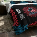 Customized Miami Marlins Mandala Lacework Bedding Set Best Selling