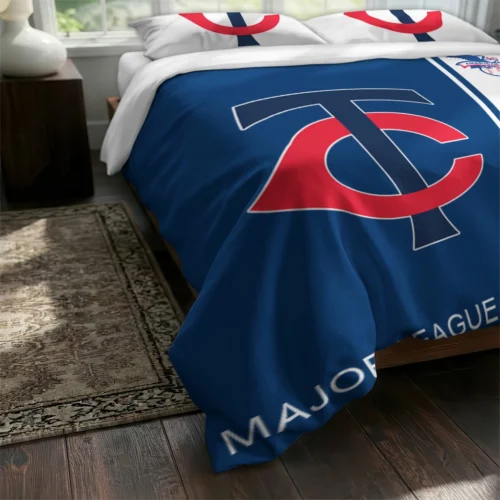 Customized Minnesota Twins Mlb Logo Bedding Set Fashion Forward