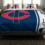 Customized Minnesota Twins Mlb Logo Bedding Set Best Selling
