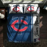 Customized Minnesota Twins Mlb Logo Bedding Set Best Selling