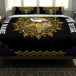 Customized Minnesota Vikings Mandala Lacework Bedding Set Best Selling