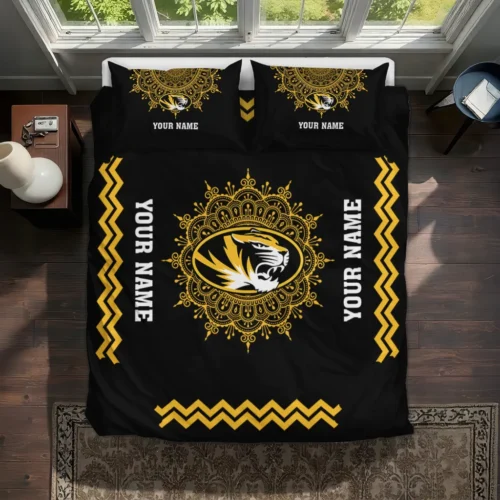 Customized Missouri Tigers Mandala Lacework Bedding Set Best Selling