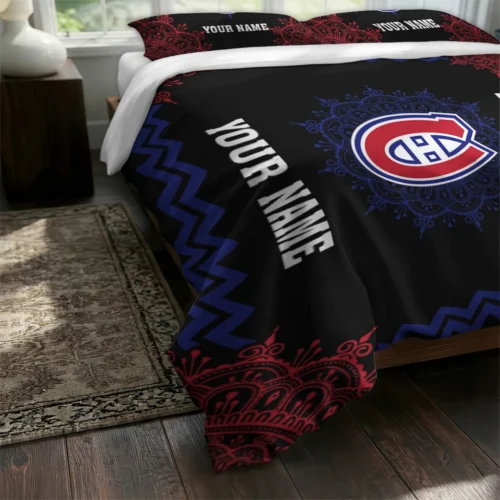 Customized Montreal Canadiens Mandala Lacework Bedding Set Fashion Forward