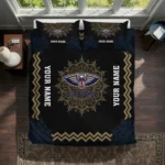 Customized New Orleans Pelicans Mandala Lacework Bedding Set Best Selling