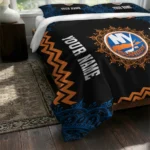 Customized New York Islanders Mandala Lacework Bedding Set Best Selling