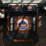 Customized New York Mets Mandala Lacework Bedding Set Best Selling