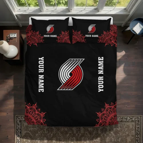 Customized Portland Trail Blazers Mandala Lacework Bedding Set Best Selling