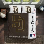 Customized San Diego Padres Mlb Logo Bedding Set Best Selling