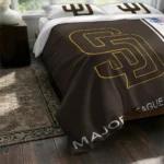 Customized San Diego Padres Mlb Logo Bedding Set Best Selling
