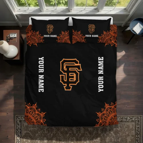 Customized San Francisco Giants Mandala Lacework Bedding Set Best Selling