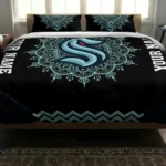 Customized Seattle Kraken Mandala Lacework Bedding Set Best Selling