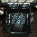 Customized Seattle Kraken Mandala Lacework Bedding Set Best Selling