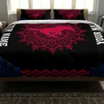 Customized Smu Mustangs Mandala Lacework Bedding Set Best Selling