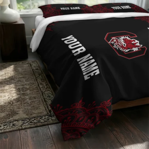 Customized South Carolina Gamecocks Mandala Lacework Bedding Set Fashion Forward