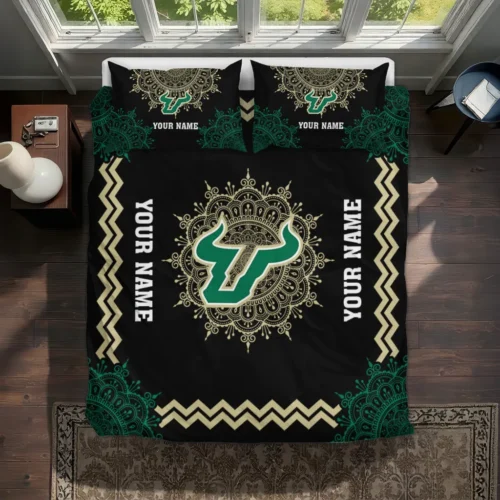 Customized South Florida Bulls Mandala Lacework Bedding Set Best Selling
