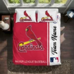 Customized St Louis Cardinals Mlb Logo Bedding Set Best Selling