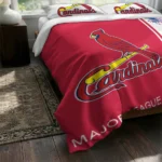 Customized St Louis Cardinals Mlb Logo Bedding Set Best Selling