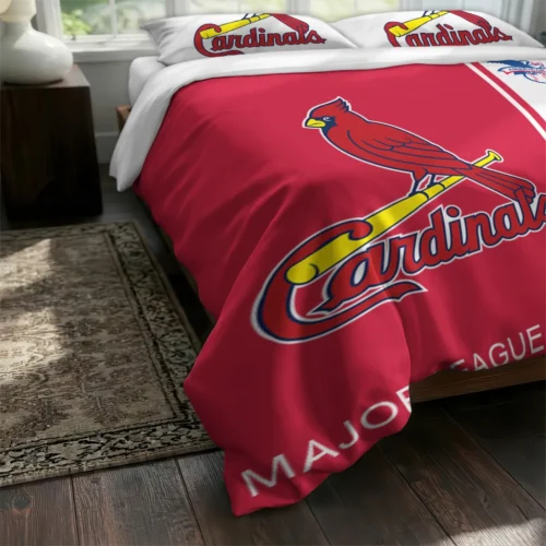 Customized St Louis Cardinals Mlb Logo Bedding Set Fashion Forward
