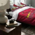 Customized St Louis Cardinals Mlb Logo Bedding Set Best Selling