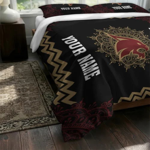 Customized Texas State Bobcats Mandala Lacework Bedding Set Fashion Forward