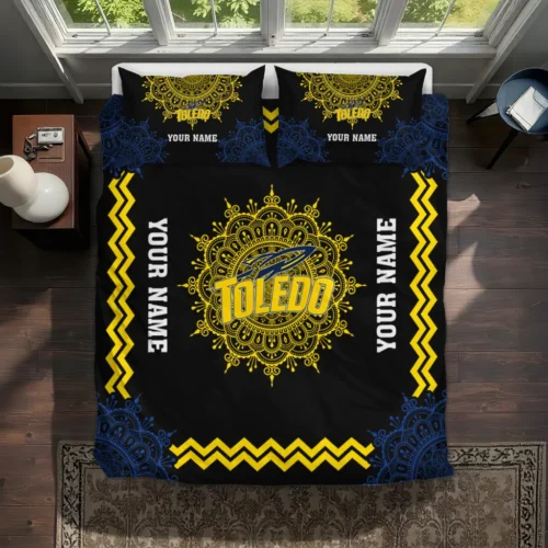 Customized Toledo Rockets Mandala Lacework Bedding Set Best Selling