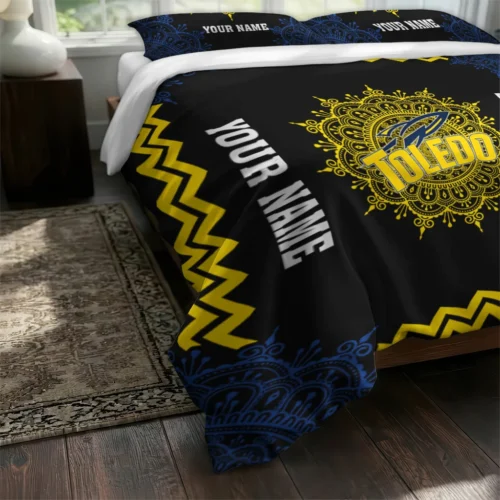 Customized Toledo Rockets Mandala Lacework Bedding Set Fashion Forward