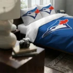 Customized Toronto Blue Jays Mlb Logo Bedding Set Best Selling