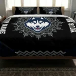 Customized Uconn Huskies Mandala Lacework Bedding Set Best Selling