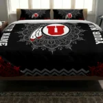 Customized Utah Utes Mandala Lacework Bedding Set Best Selling