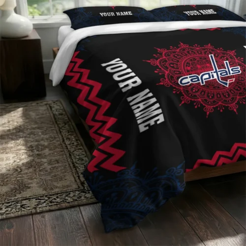 Customized Washington Capitals Mandala Lacework Bedding Set Fashion Forward