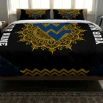 Customized West Virginia Mountaineers Mandala Lacework Bedding Set Best Selling