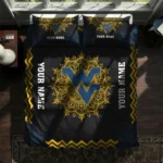Customized West Virginia Mountaineers Mandala Lacework Bedding Set Best Selling