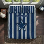 Dallas Cowboys Stripe Style Bedding Set Best Selling