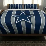 Dallas Cowboys Stripe Style Bedding Set Best Selling