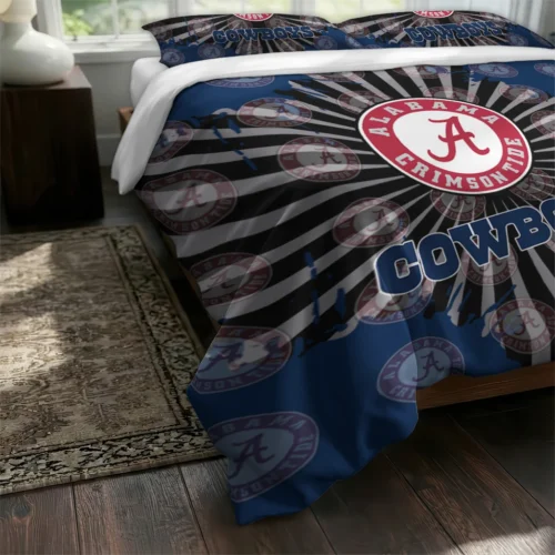 Dallas Cowboys Sunburst Splatter Bedding Set Fashion Forward