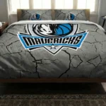 Dallas Mavericks Cracked Texture Bedding Set Best Selling