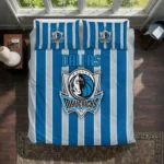 Dallas Mavericks Stripe Style Bedding Set Best Selling