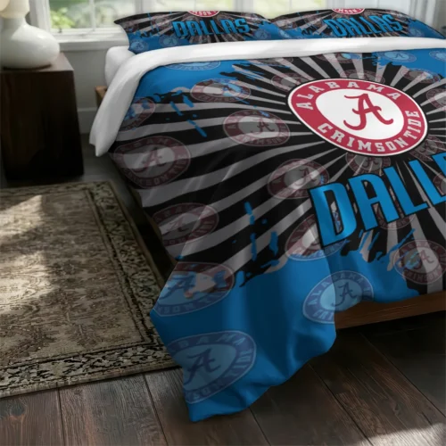 Dallas Mavericks Sunburst Splatter Bedding Set Fashion Forward