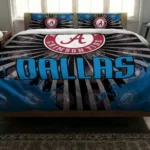 Dallas Mavericks Sunburst Splatter Bedding Set Best Selling