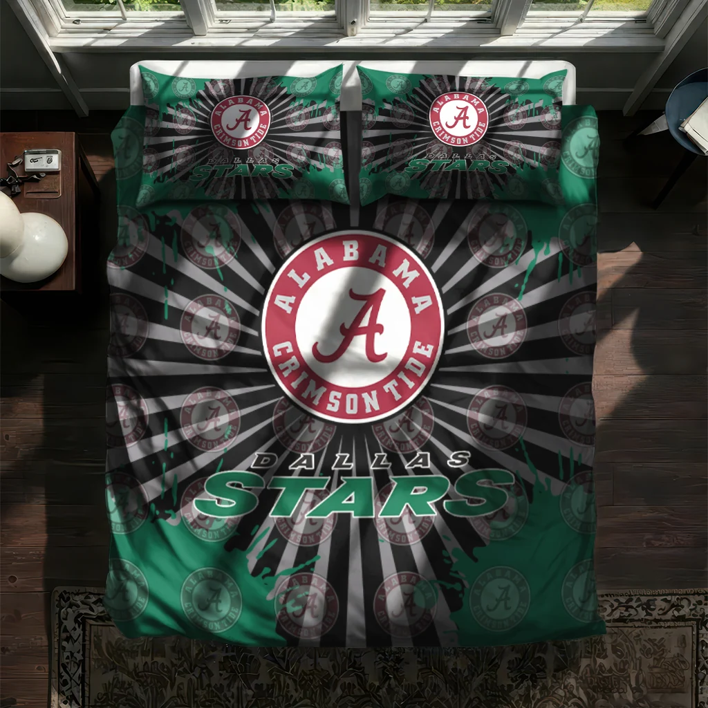 Dallas Stars Sunburst Splatter Bedding Set New Arrival Dallas Stars Sunburst Splatter Bedding Set New Arrival