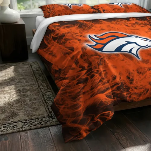 Denver Broncos Red Mist Bedding Set Fashion Forward