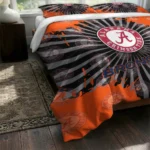 Denver Broncos Sunburst Splatter Bedding Set Best Selling