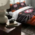 Denver Broncos Sunburst Splatter Bedding Set Best Selling