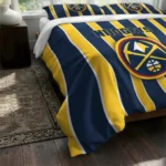 Denver Nuggets Stripe Style Bedding Set Best Selling