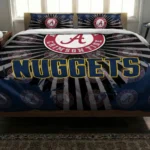 Denver Nuggets Sunburst Splatter Bedding Set Best Selling